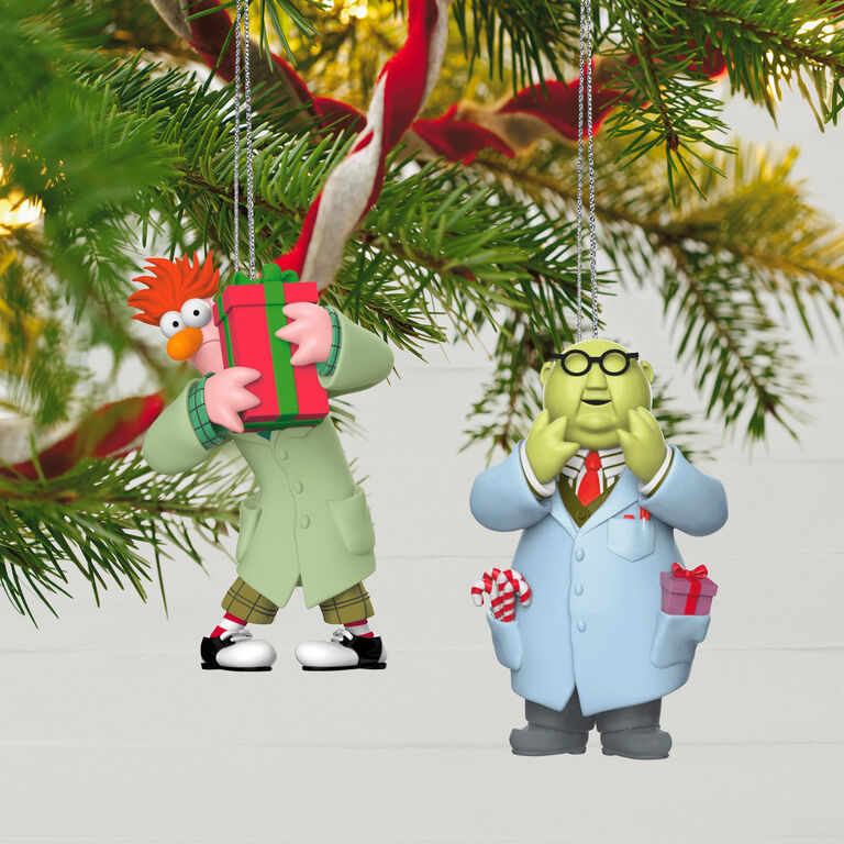 Hallmark Disney The Muppets Dr. Bunsen Honeydew And Beaker Ornaments, Set Of 2