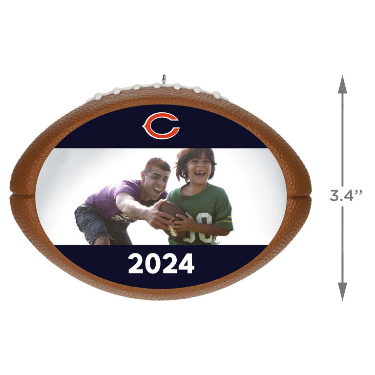 Hallmark NFL Football Chicago Bears Text And Photo Personalized Ornament