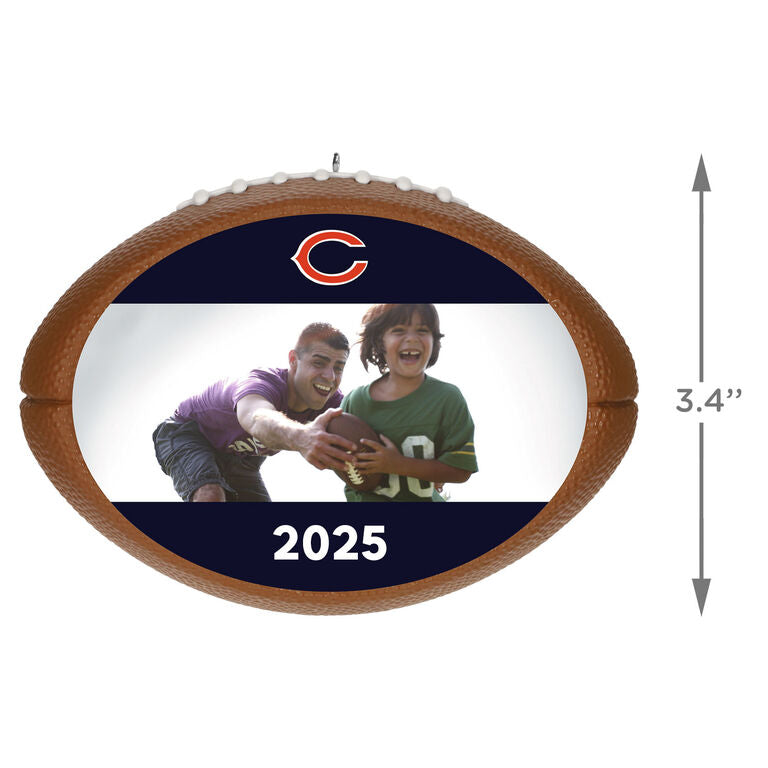 Hallmark NFL Football Chicago Bears Text And Photo Personalized Ornament