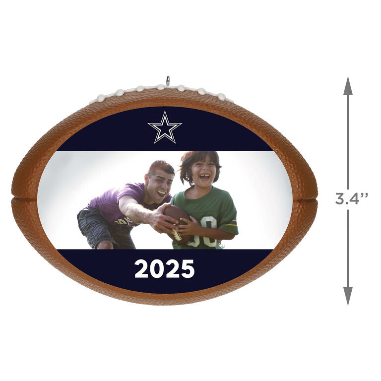 Hallmark NFL Football Dallas Cowboys Text And Photo Personalized Ornament