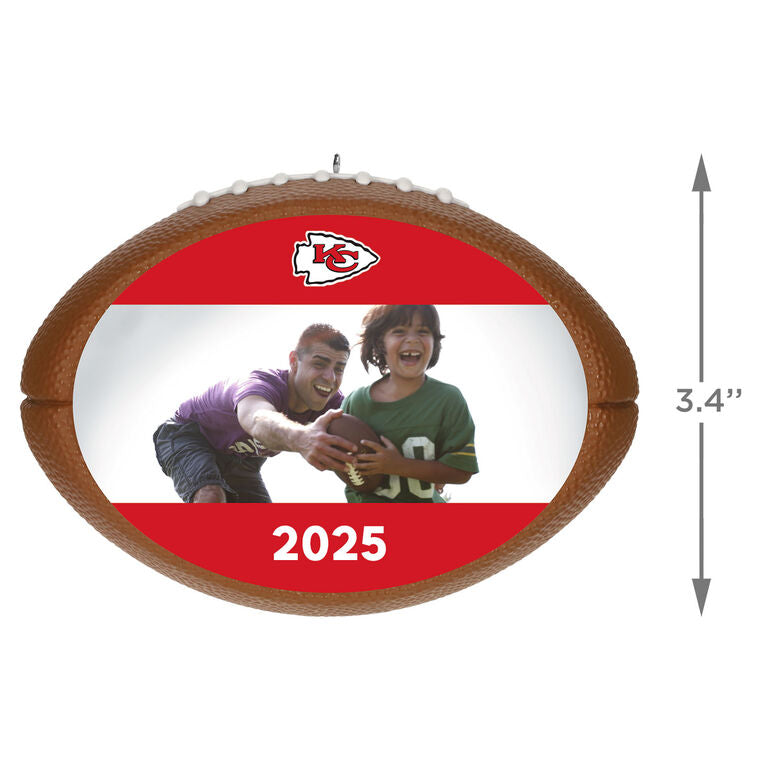Hallmark NFL Football Kansas City Chiefs Text And Photo Personalized Ornament