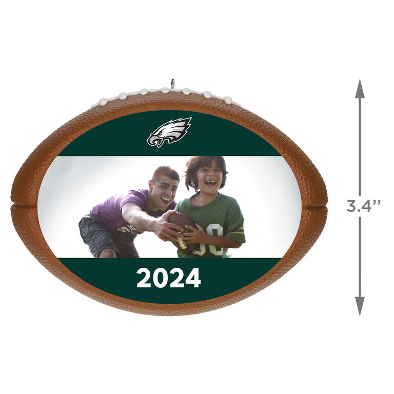 Hallmark NFL Football Philadelphia Eagles Text And Photo Personalized Ornament