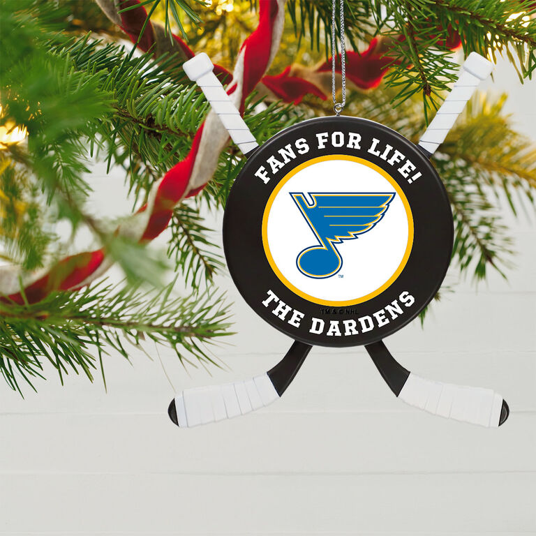  NHL Hockey Personalized Ornament, St. Louis Blues®