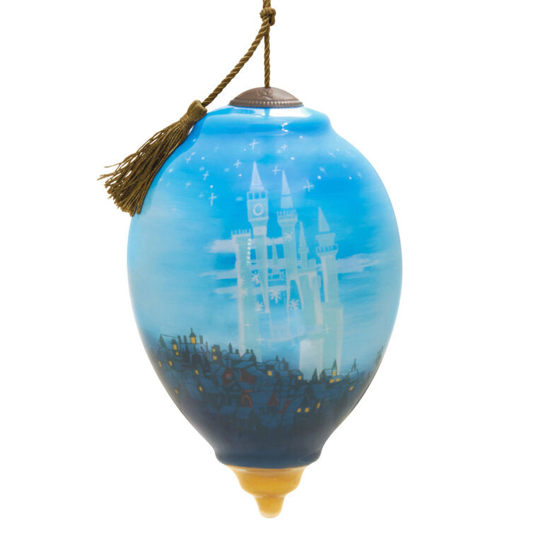  Disney Princess Ne'Qwa Art® Cinderella Hand-Painted Glass Hallmark Ornament