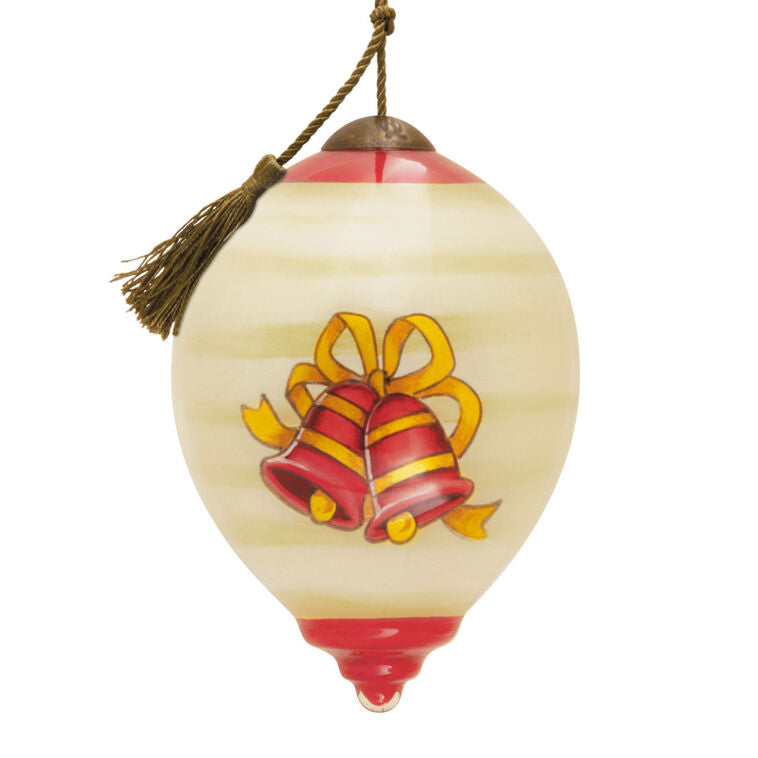  Disney Ne'Qwa Art® Mickey Mouse Hand-Painted Glass Hallmark Ornament