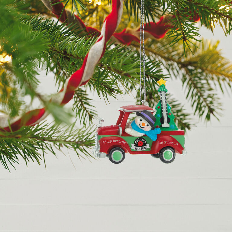 Hallmark Holiday Parade Nello's Music Shop Truck 2023 Ornament
