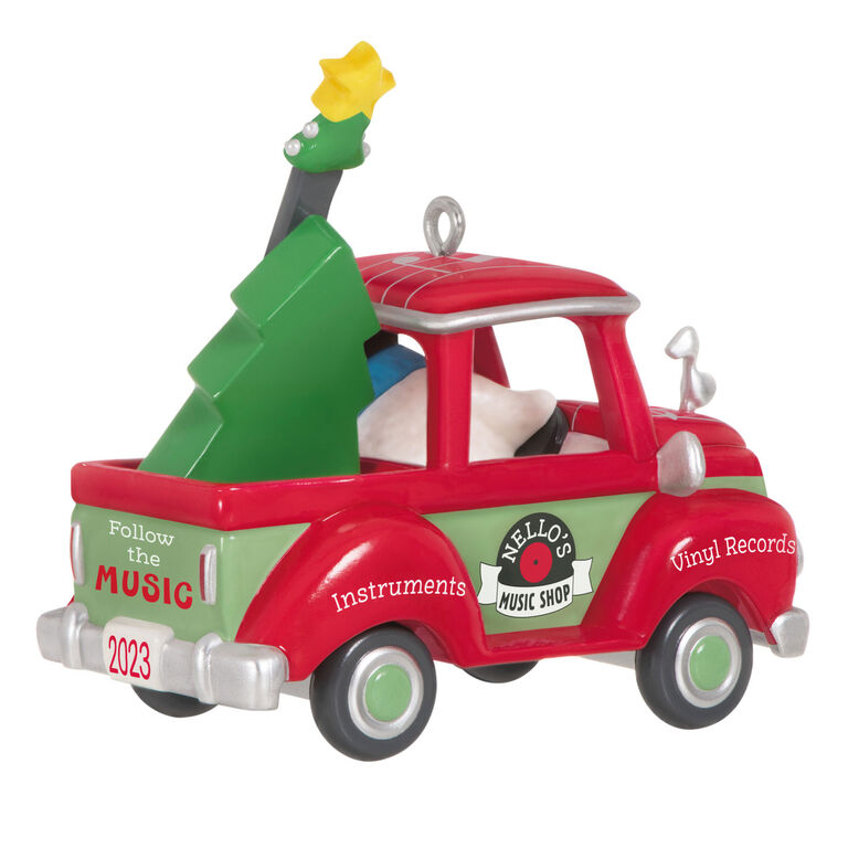 Hallmark Holiday Parade Nello's Music Shop Truck 2023 Ornament