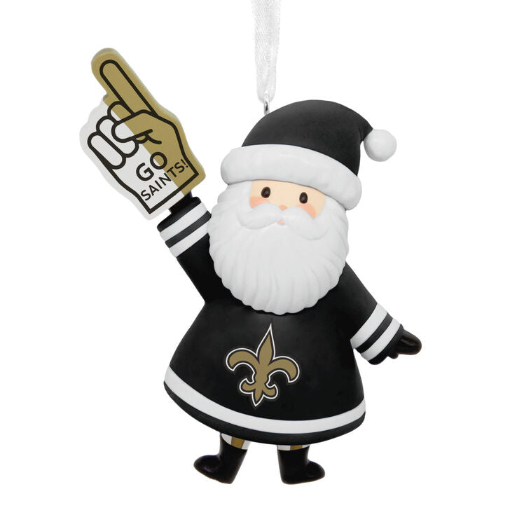  NFL New Orleans Saints Santa Fan Hallmark Ornament