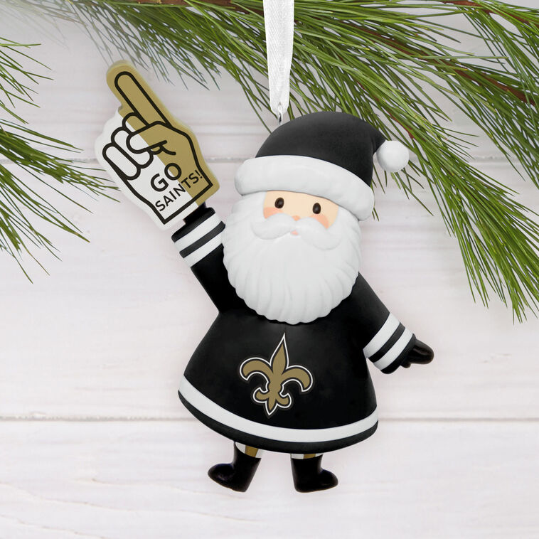  NFL New Orleans Saints Santa Fan Hallmark Ornament