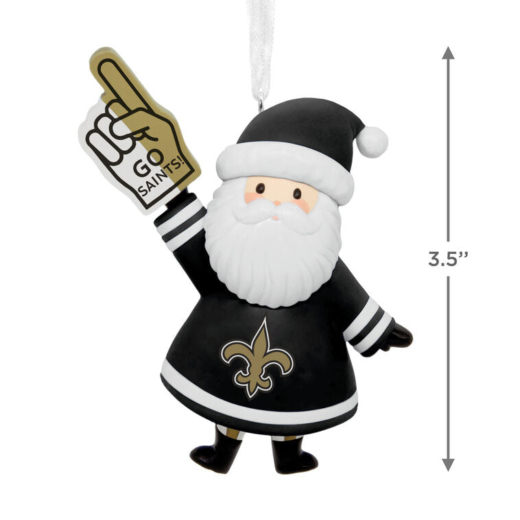  NFL New Orleans Saints Santa Fan Hallmark Ornament