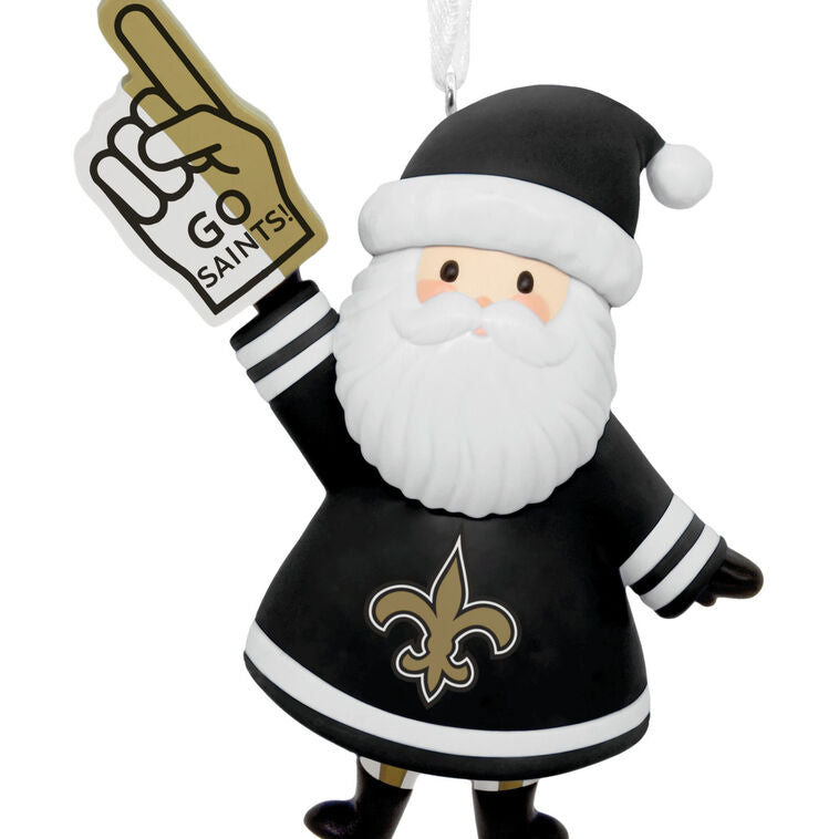  NFL New Orleans Saints Santa Fan Hallmark Ornament