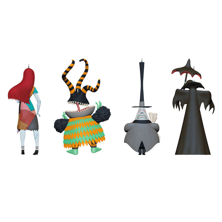 Hallmark Disney Tim Burton's The Nightmare Before Christmas Citizens Of Halloween Town Ornaments, Set Of 4