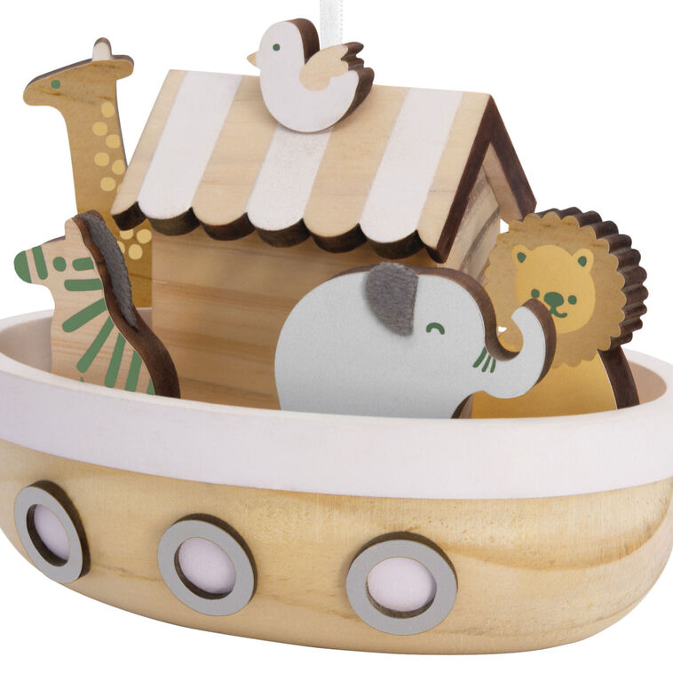  Signature Noah's Ark Wood Hallmark Ornament