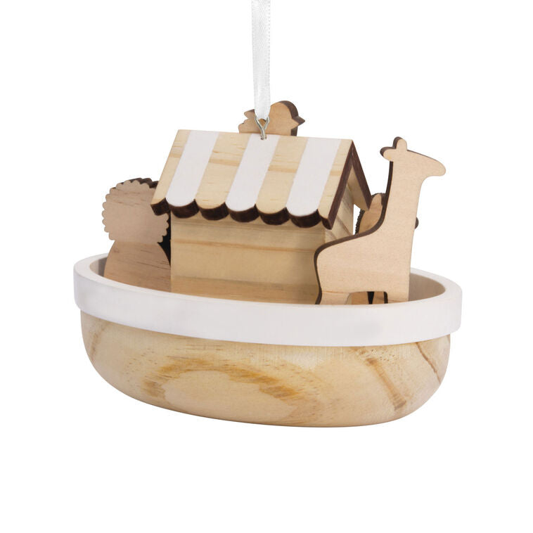  Signature Noah's Ark Wood Hallmark Ornament