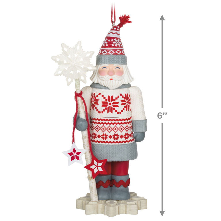 Hallmark Noble Nutcrackers Snowfall Prince Ornament