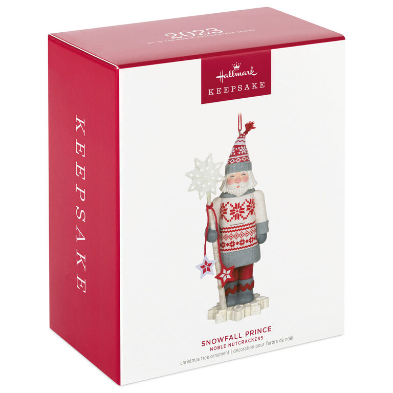 Hallmark Noble Nutcrackers Snowfall Prince Ornament