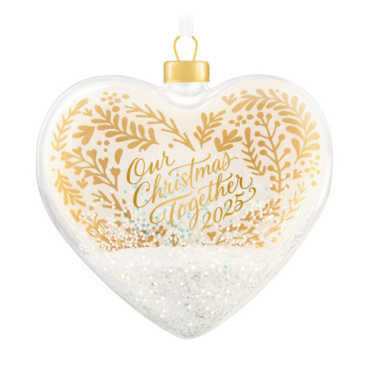 Hallmark Our Christmas Together 2025 Glass Ornament