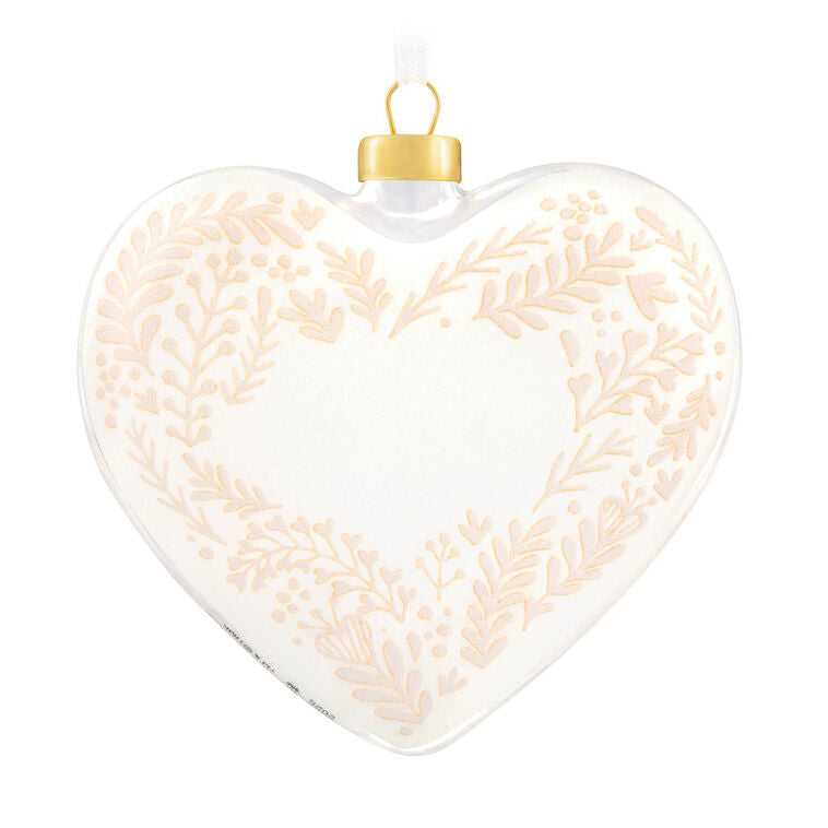 Hallmark Our Christmas Together 2025 Glass Ornament