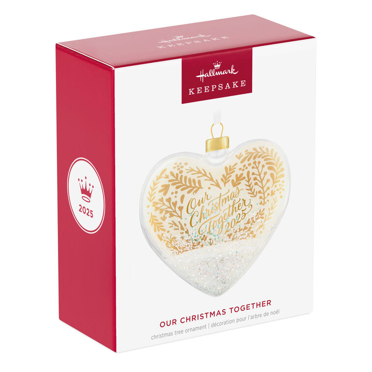Hallmark Our Christmas Together 2025 Glass Ornament