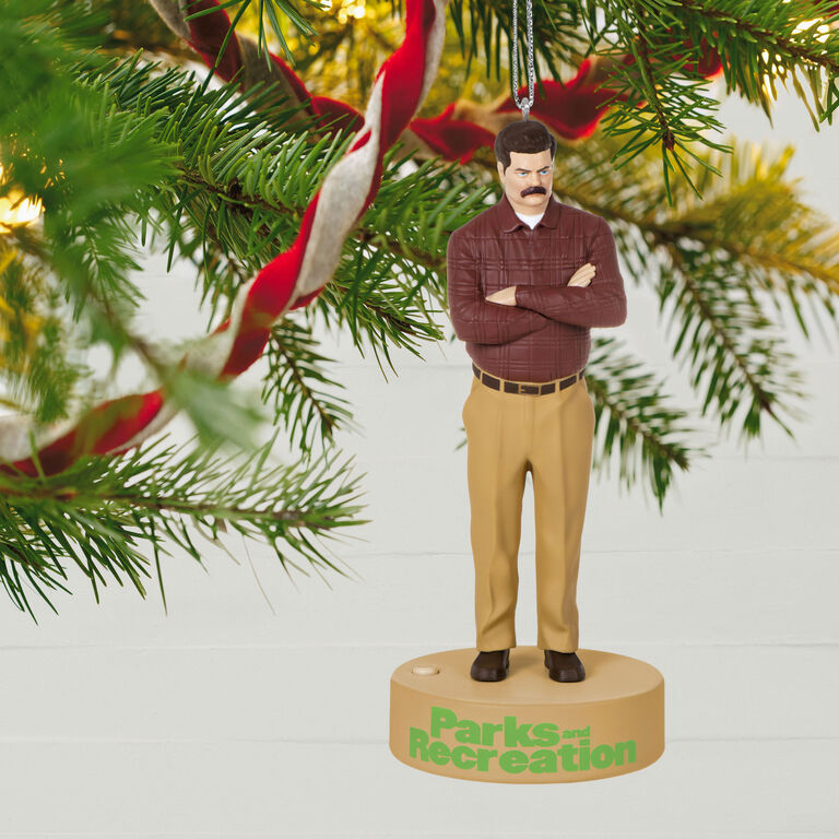 Hallmark Parks And Recreation Ron Swanson Ornament With Sound