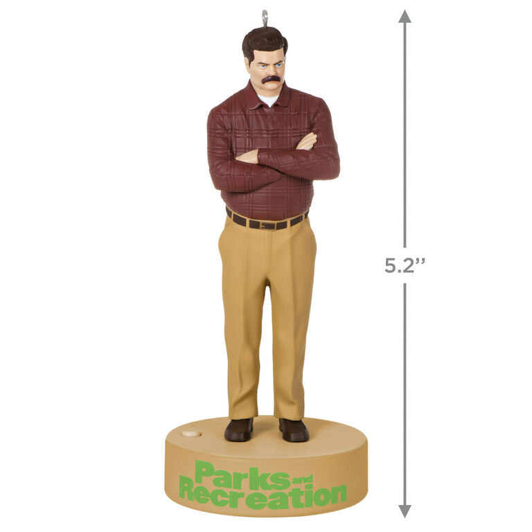 Hallmark Parks And Recreation Ron Swanson Ornament With Sound