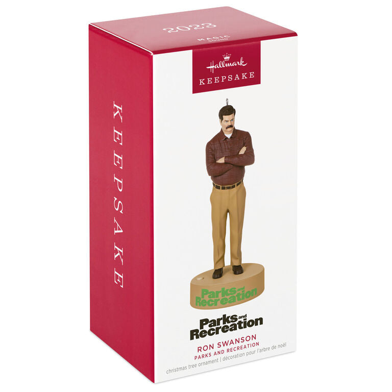 Hallmark Parks And Recreation Ron Swanson Ornament With Sound