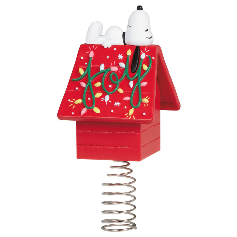 Hallmark Mini The Peanuts® Gang Snoopy Christmas Tree Topper And Tree Skirt, Set Of 2