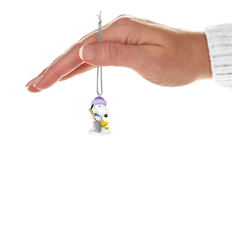 Hallmark Mini Peanuts® Winter Fun With Snoopy Ornament, 1"