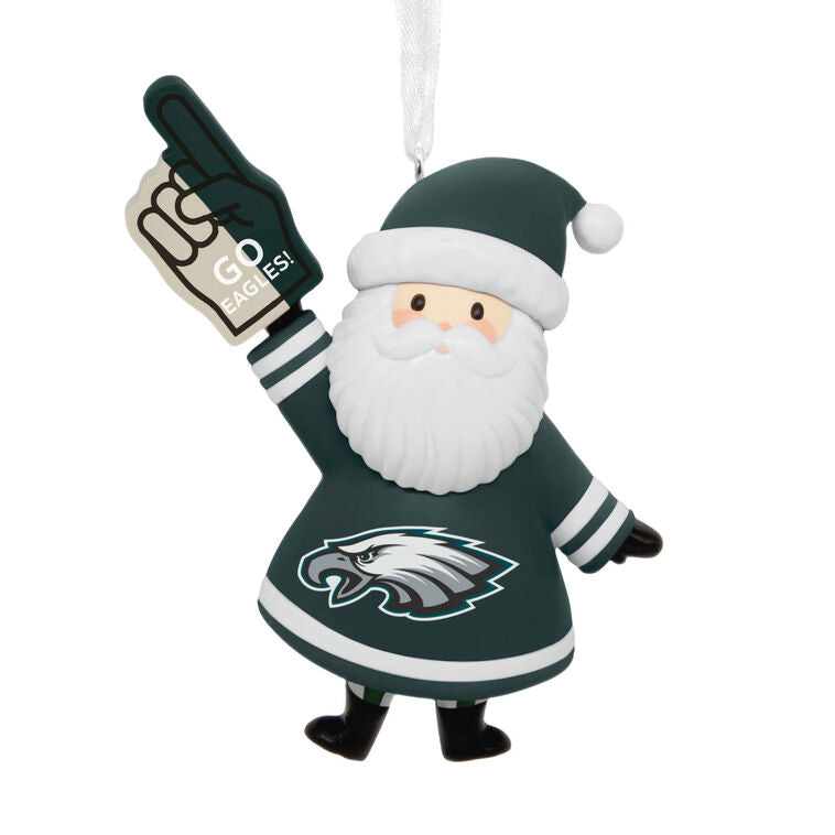  NFL Philadelphia Eagles Santa Fan Hallmark Ornament