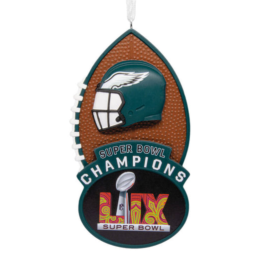  NFL Philadelphia Eagles Super Bowl LIX Champions Hallmark Ornament
