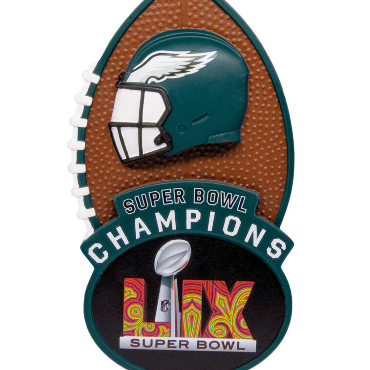  NFL Philadelphia Eagles Super Bowl LIX Champions Hallmark Ornament