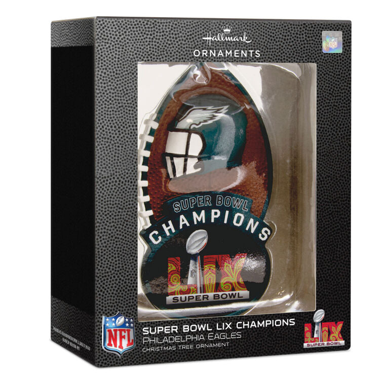  NFL Philadelphia Eagles Super Bowl LIX Champions Hallmark Ornament