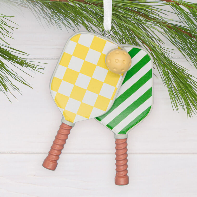  Pickleball Paddles Hallmark Ornament