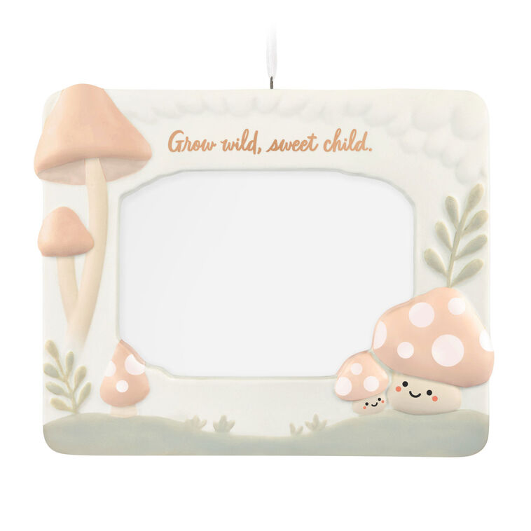 Hallmark Grow Wild, Sweet Child Porcelain Personalized Ornament, Custom Photo