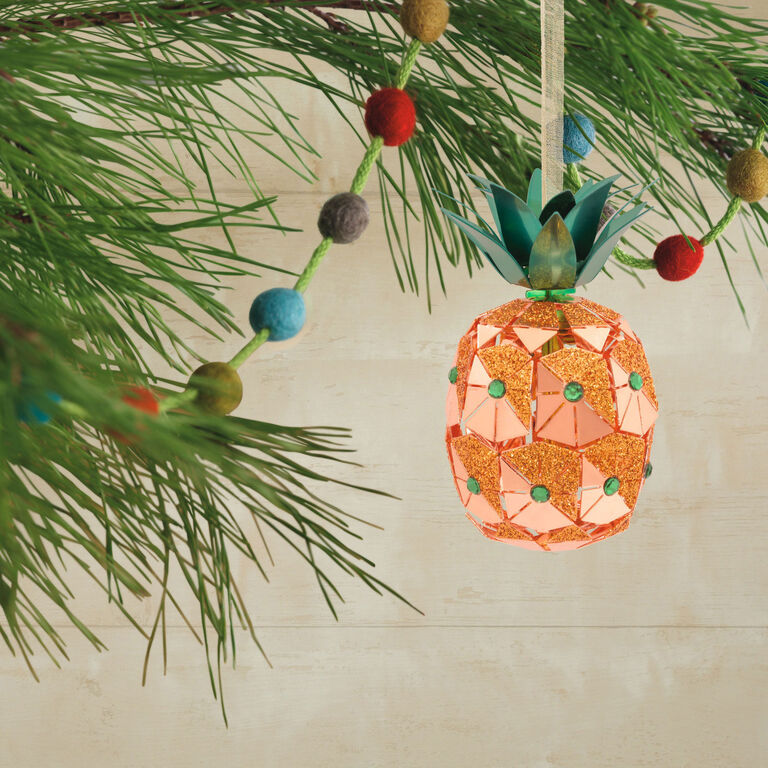  Pineapple Premium Metal Hallmark Ornament