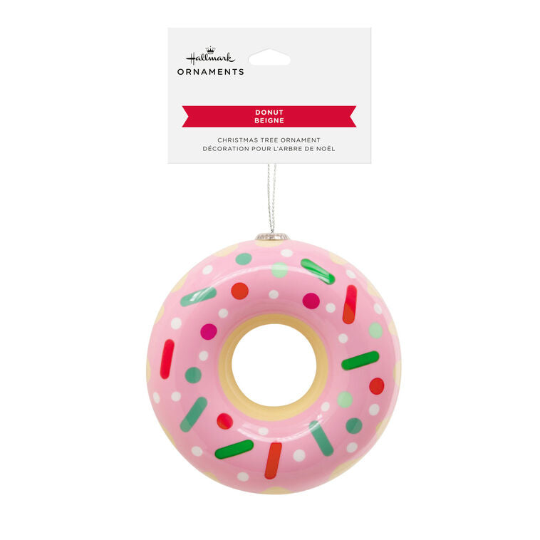  Sprinkle Donut Shatterproof Hallmark Ornament
