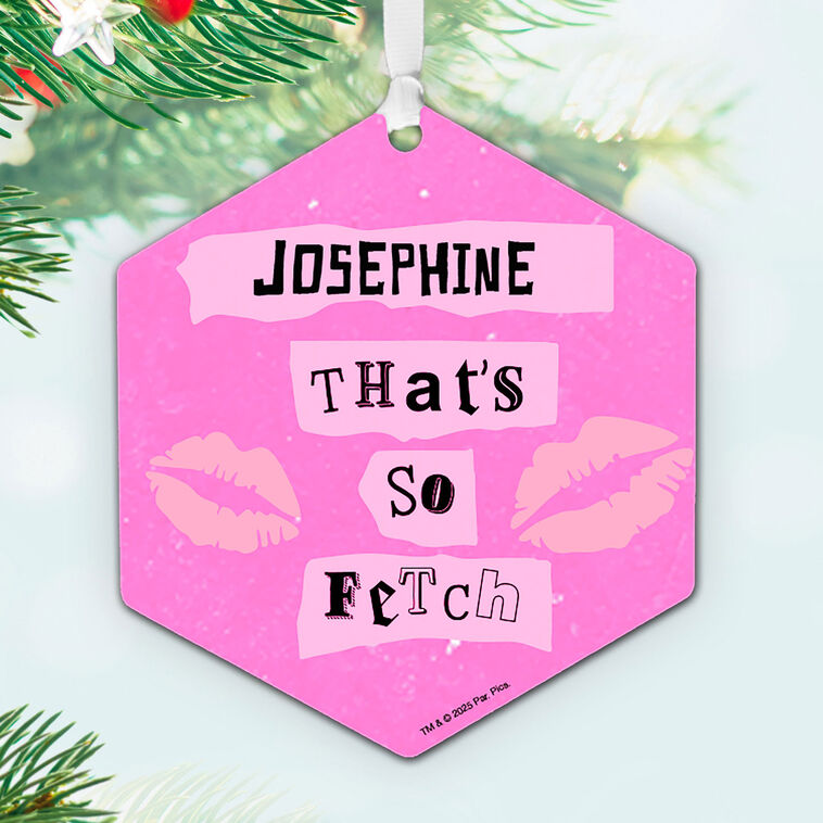 Hallmark Mean Girls Metal Personalized Ornament, Custom Text