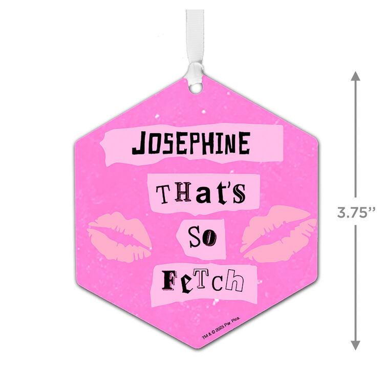 Hallmark Mean Girls Metal Personalized Ornament, Custom Text