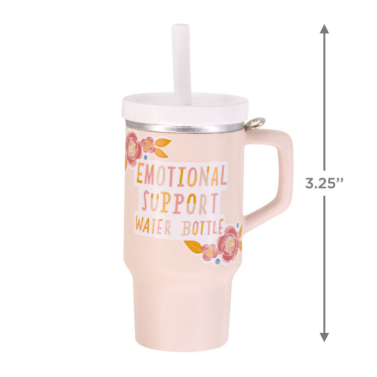  Emotional Support Water Bottle Hallmark Ornament