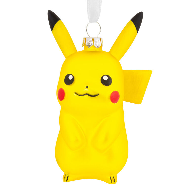  Pokémon Pikachu Blown Glass Hallmark Ornament