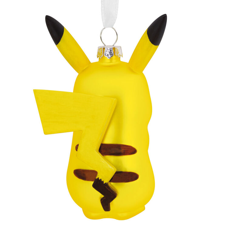  Pokémon Pikachu Blown Glass Hallmark Ornament