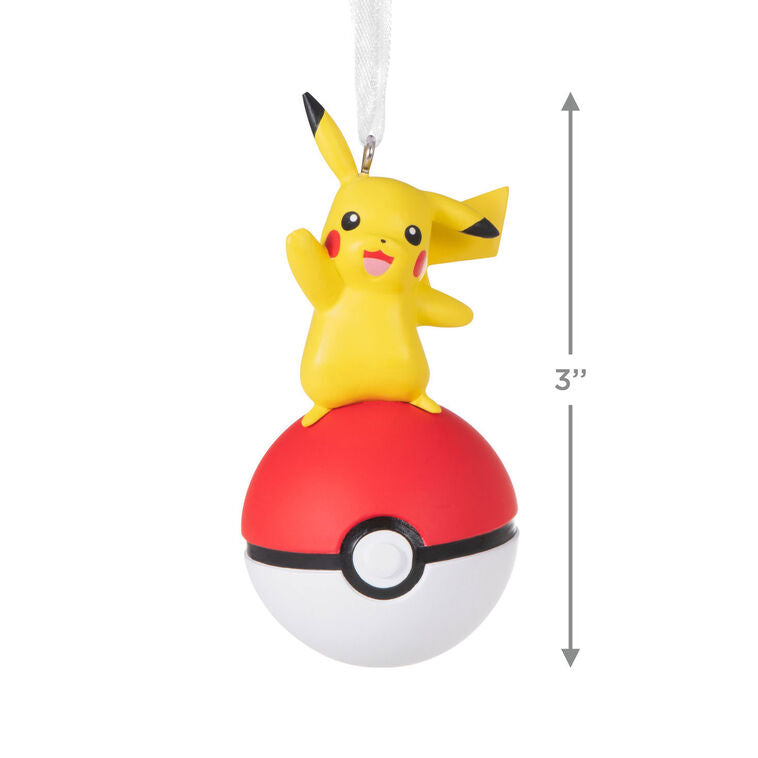  Pokémon Pikachu On Poké Ball Hallmark Ornament