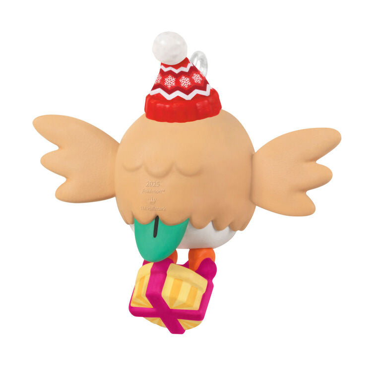 Hallmark Mini Pokémon Holiday Rowlet Ornament, 1.25"