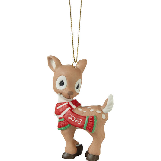  Precious Moments Oh Deer Christmas Is Here! 2023 Ornament, 3.5"