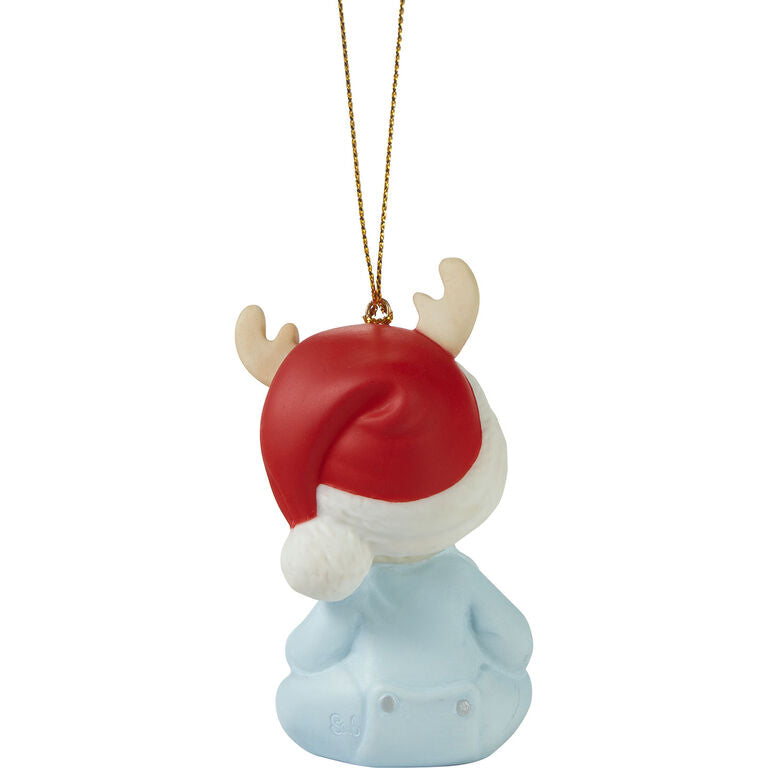  Precious Moments Baby's First Christmas Boy 2023 Ornament, 3"