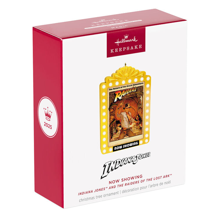 Hallmark Indiana Jones™ And The Raiders Of The Lost Ark™ Now Showing Ornament With Light