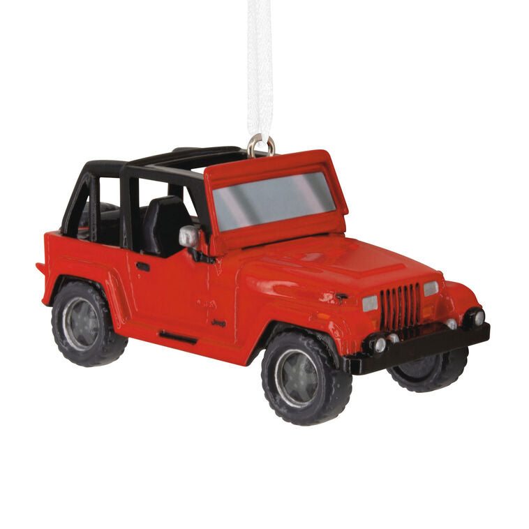  Red 1992 Jeep® Wrangler Hallmark Ornament