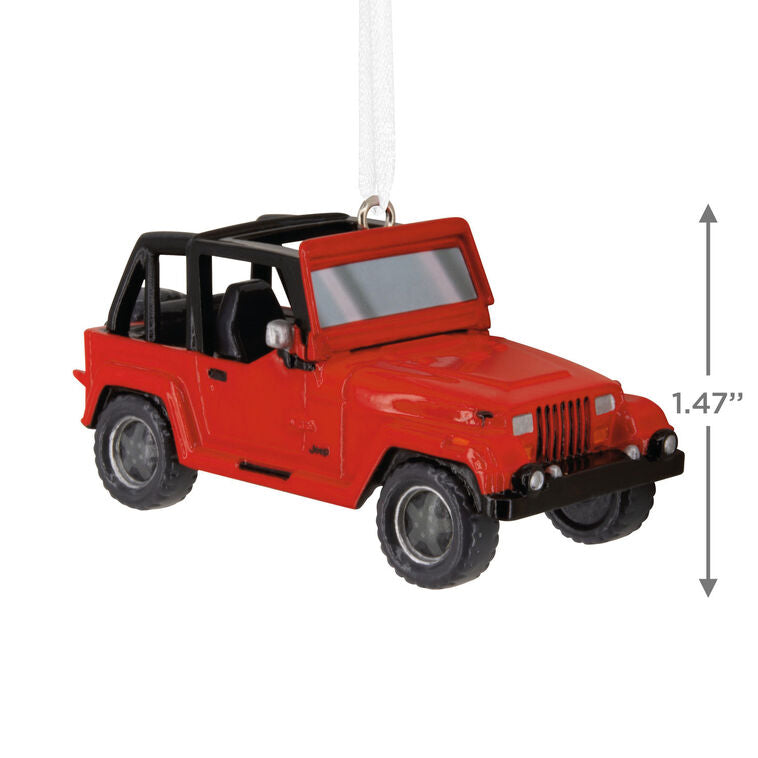 Red 1992 Jeep® Wrangler Hallmark Ornament