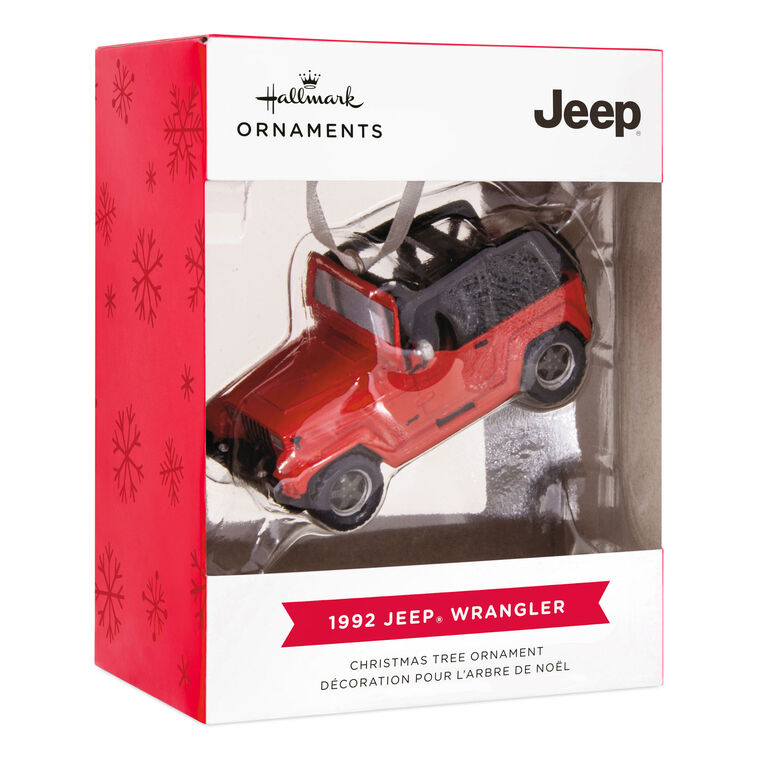  Red 1992 Jeep® Wrangler Hallmark Ornament