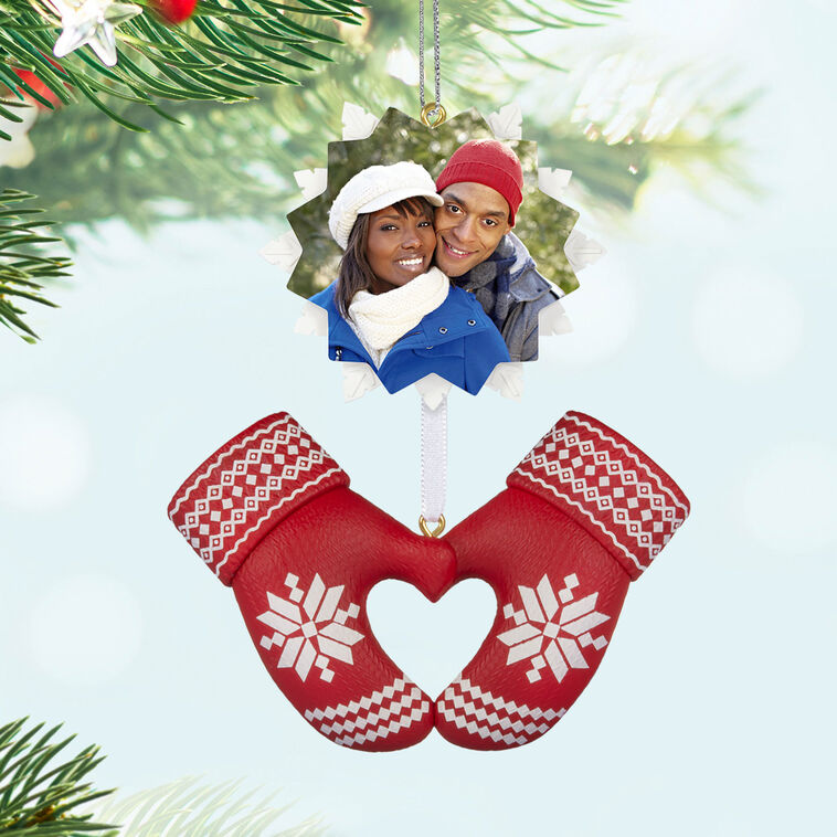 Hallmark Merry Mittens Personalized Ornament, Custom Photo